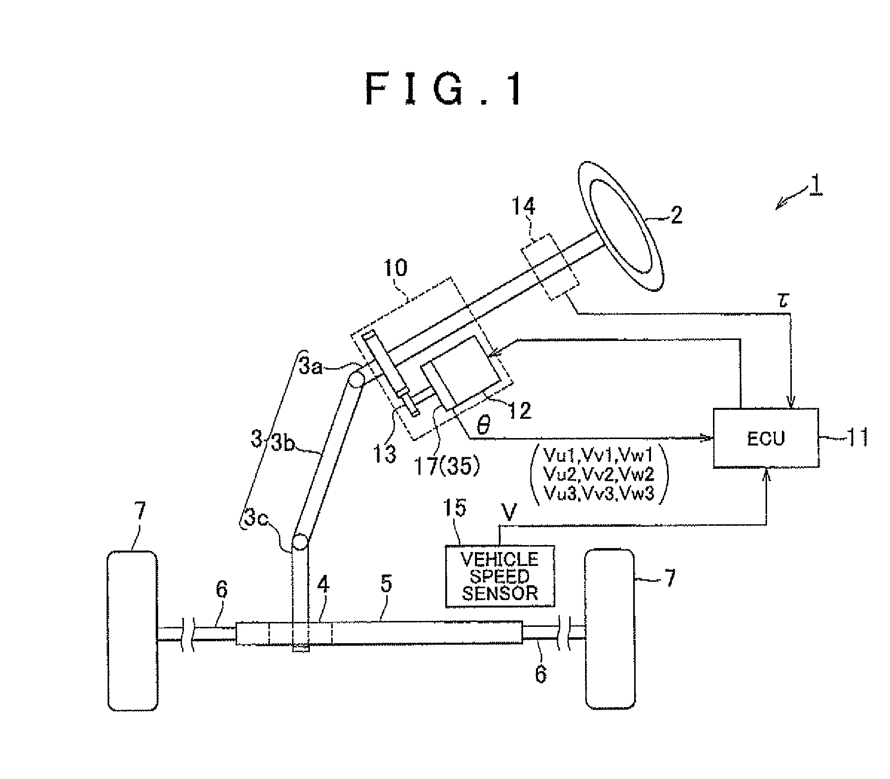 Rotational angle sensor, motor, rotational angle detector, and electric power steering system