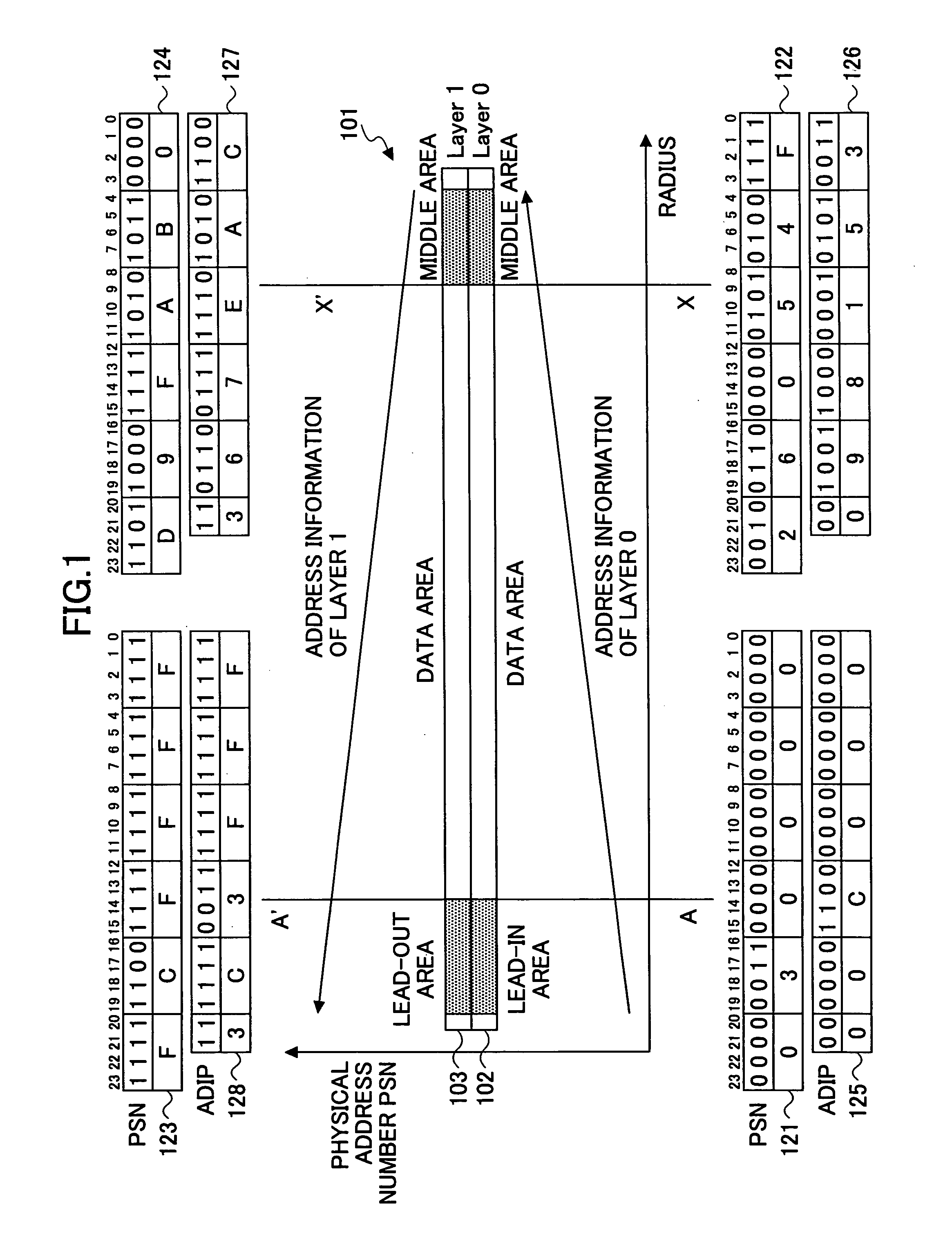 Optical information recording medium, optical information recording apparatus, information processing apparatus, optical information recording method, program and recording medium