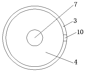 An asphalt pavement cooling device