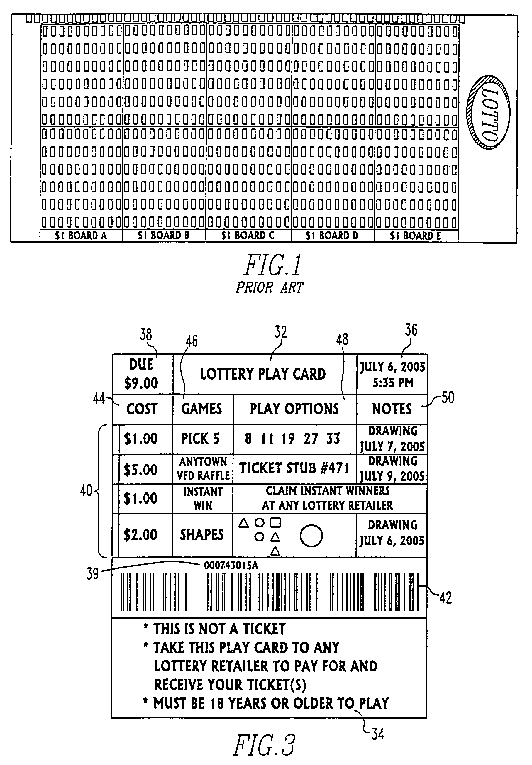 Method and system for marketing and game selection for lottery products