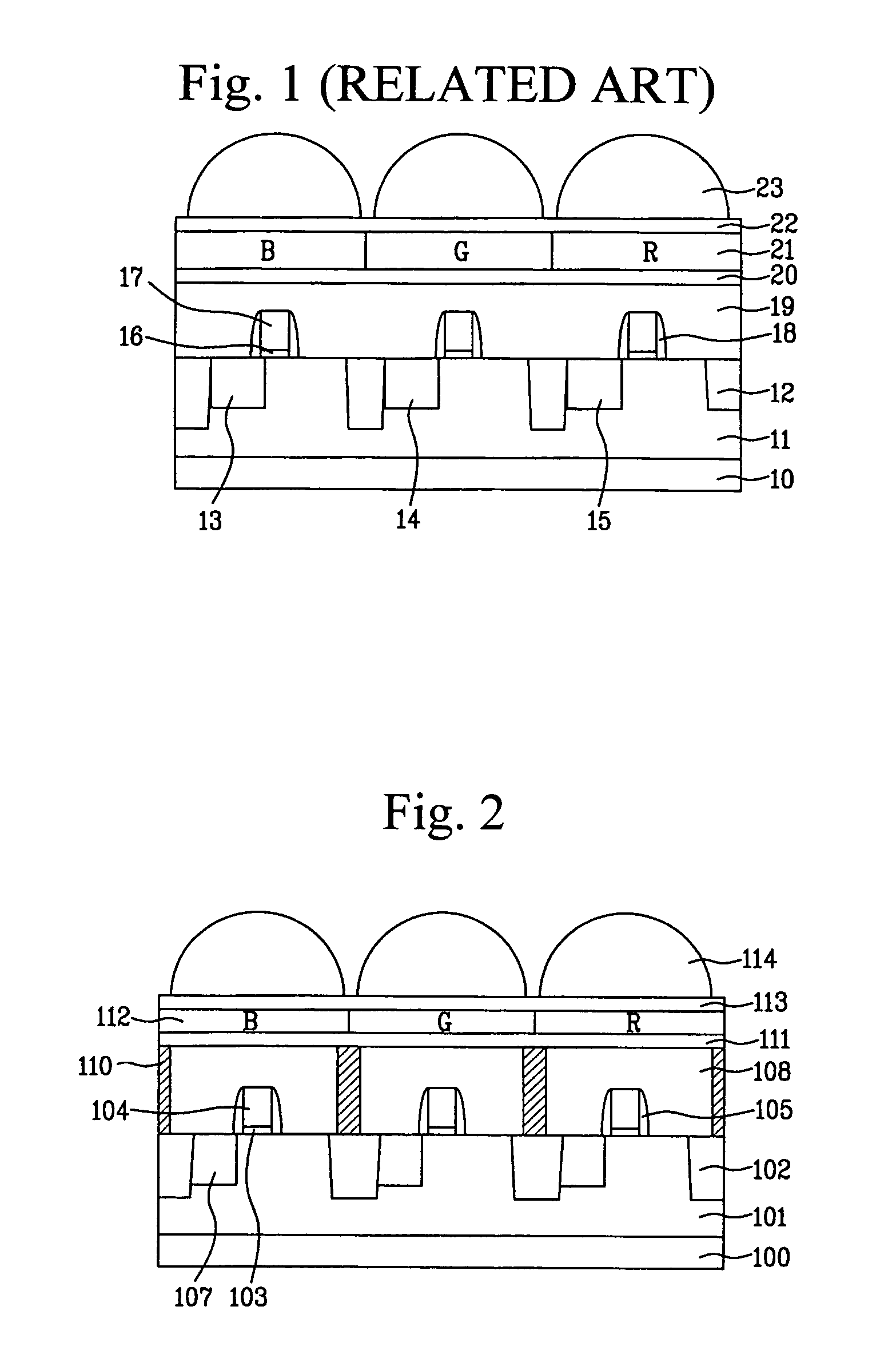 CMOS image sensor for improving the amount of light incident a photodiode