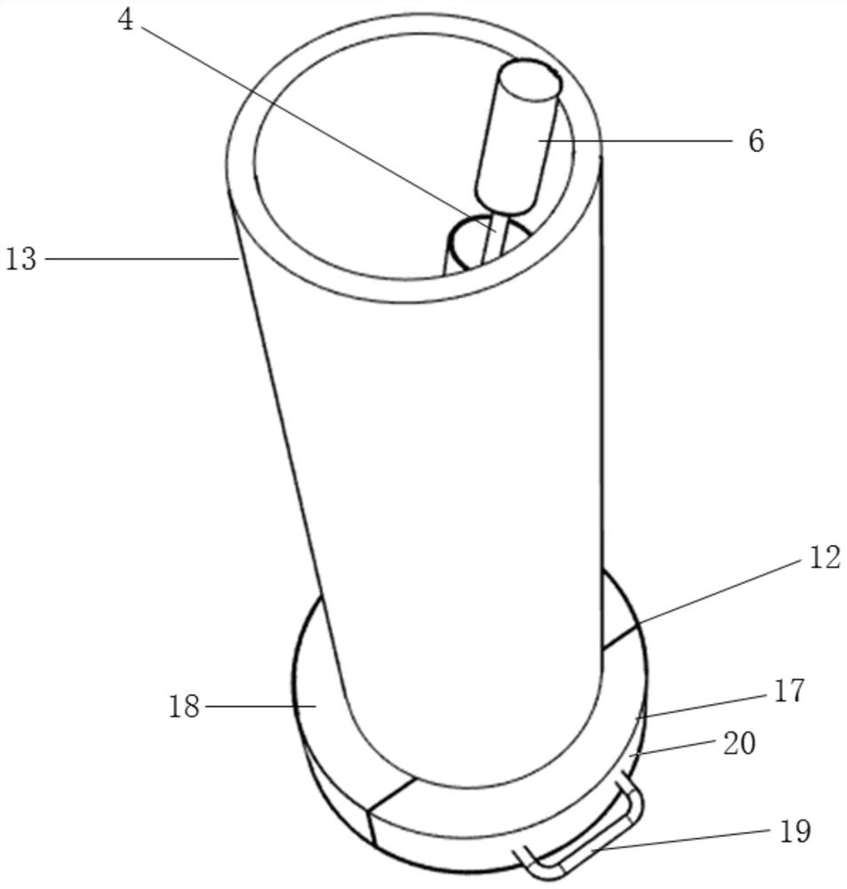 Combination structure of umbrella and umbrella tube