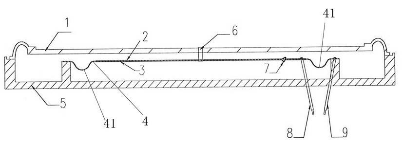 Diaphragm piezoelectric speaker