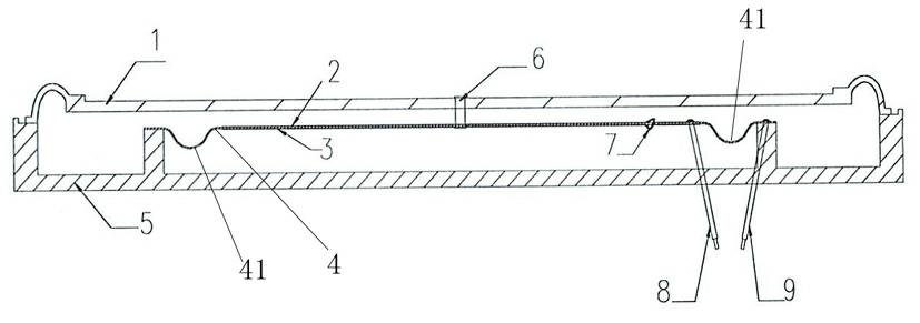 Diaphragm piezoelectric speaker