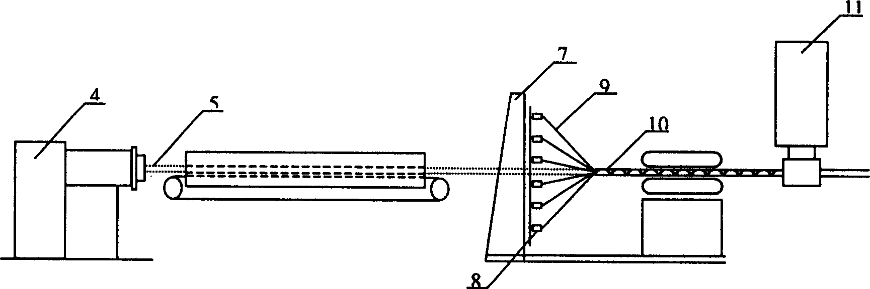 Pressure resisting Silicon rubber hose and its mfg. method