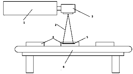 Device for generating two-dimension code in transparent body