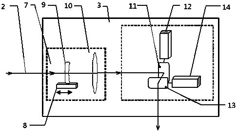 Device for generating two-dimension code in transparent body