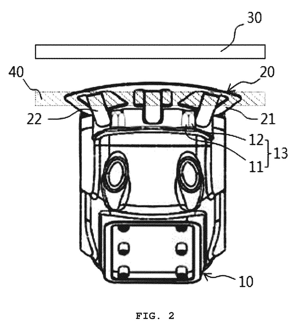 Mobile robot having reflector