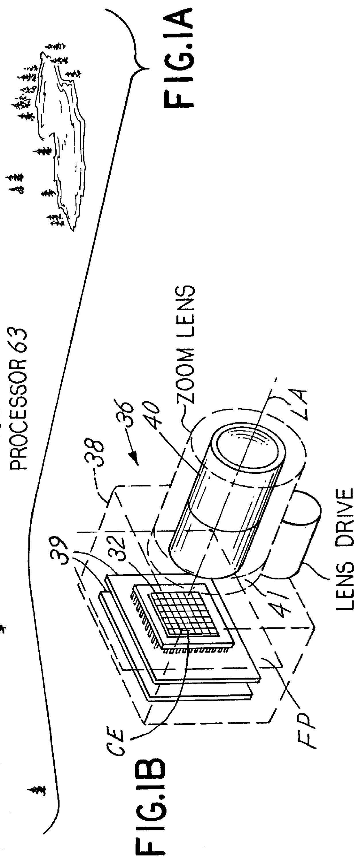 Autonomous electro-optical framing camera system with constant ground resolution, unmanned airborne vehicle therefor, and methods of use