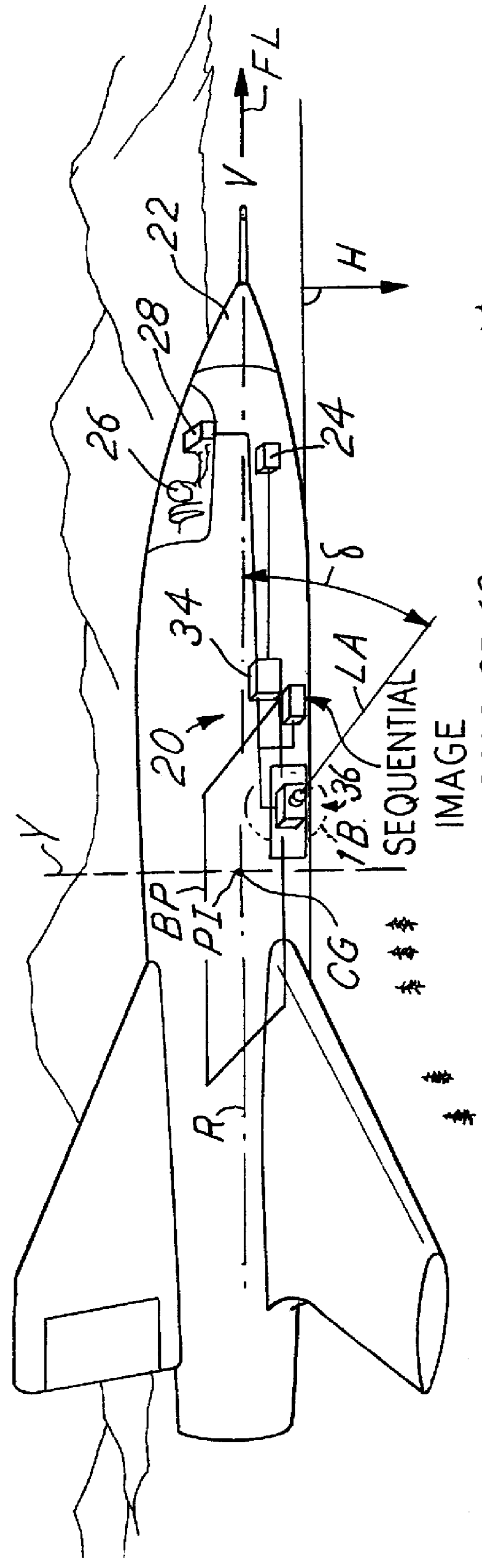 Autonomous electro-optical framing camera system with constant ground resolution, unmanned airborne vehicle therefor, and methods of use