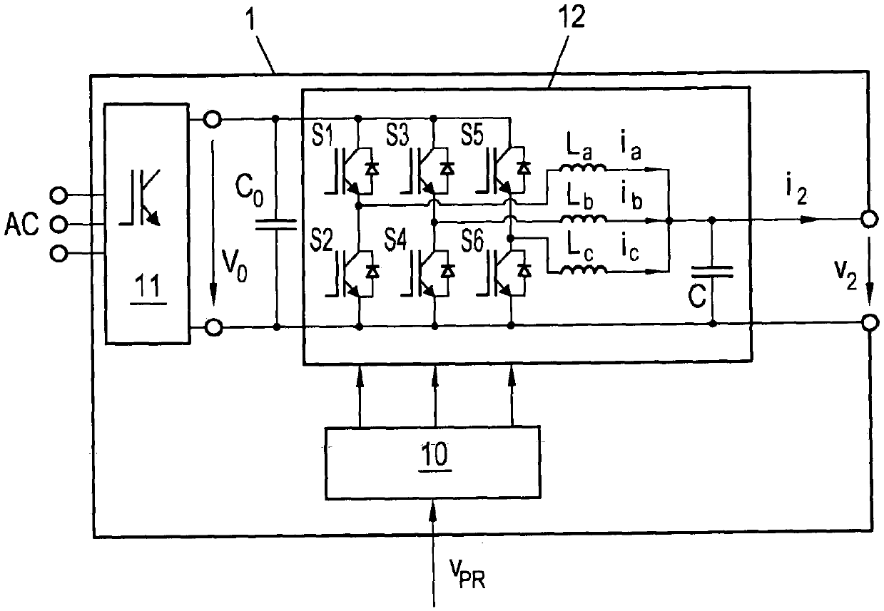 Method and controller for model predictive control of multiphase dc/dc converters