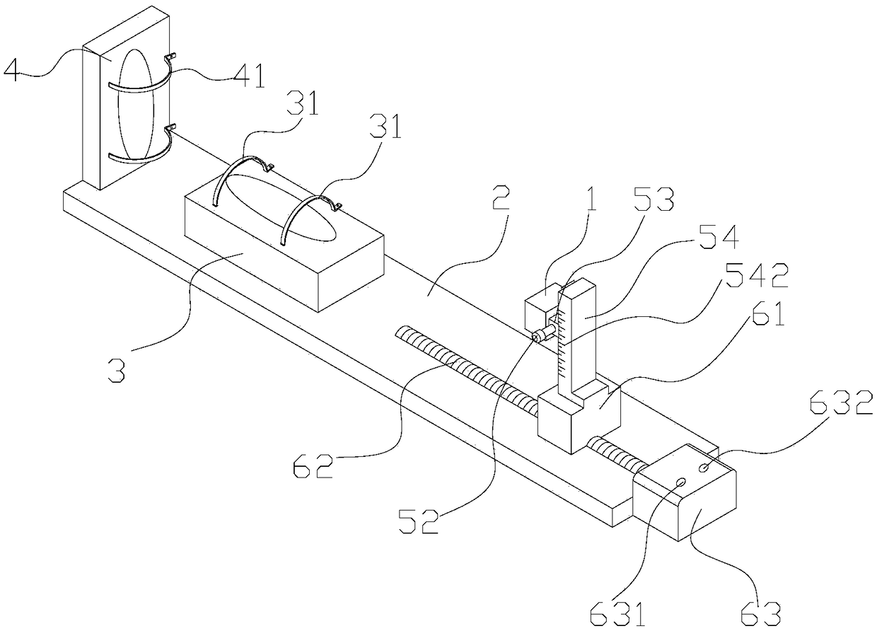 Device for measuring corncob and grain connection force of corn ear