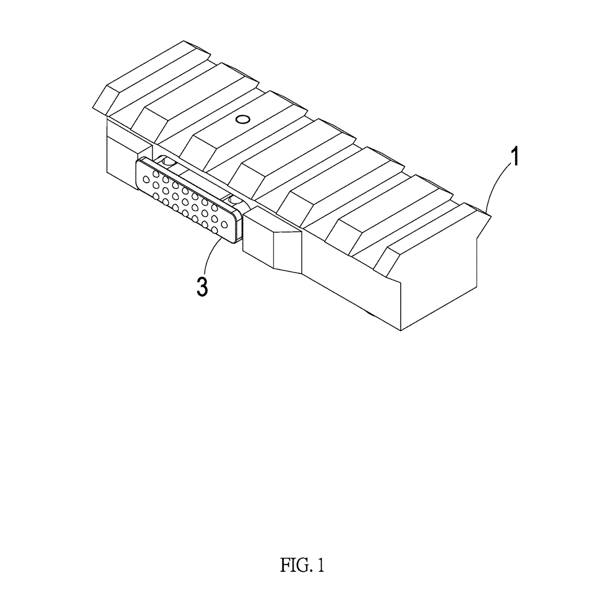 KeyMod handguard quick release structure