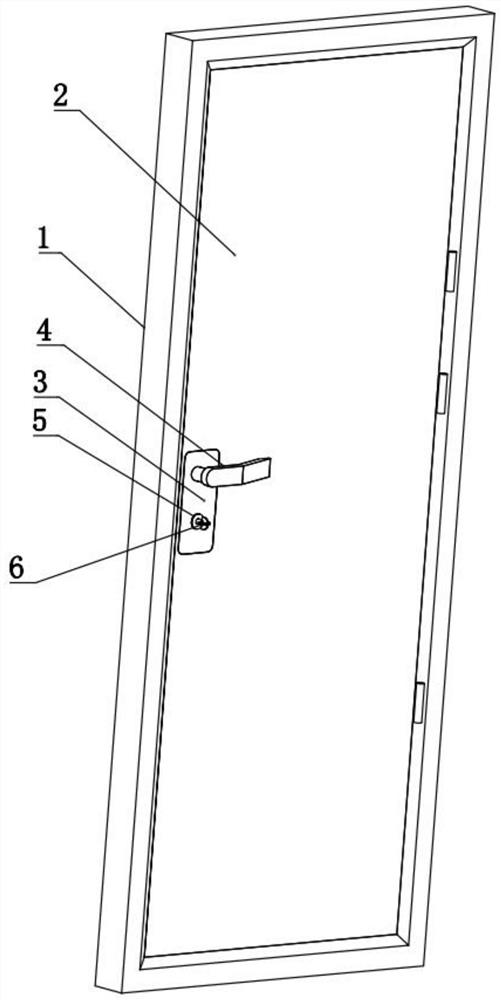 An electromagnetic anti-theft door