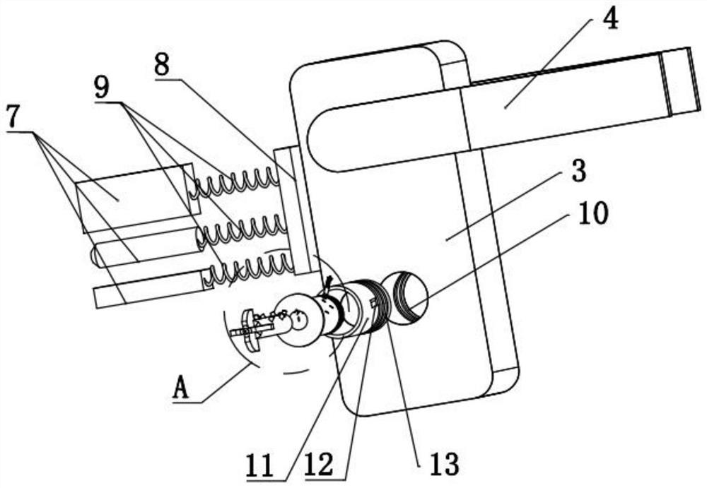 An electromagnetic anti-theft door