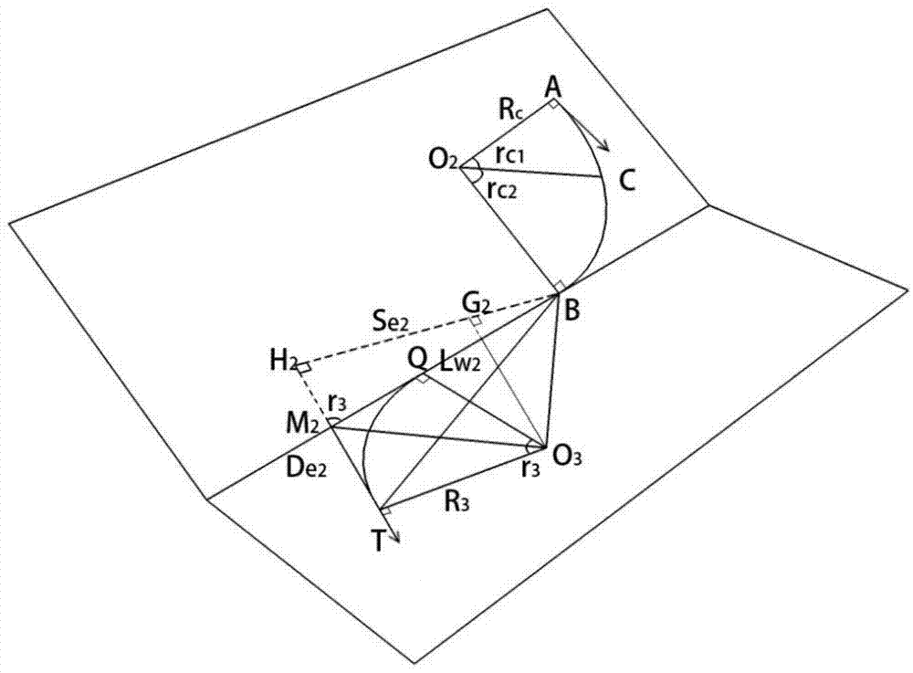 Sidetrack horizontal well track design method under control point constraint condition