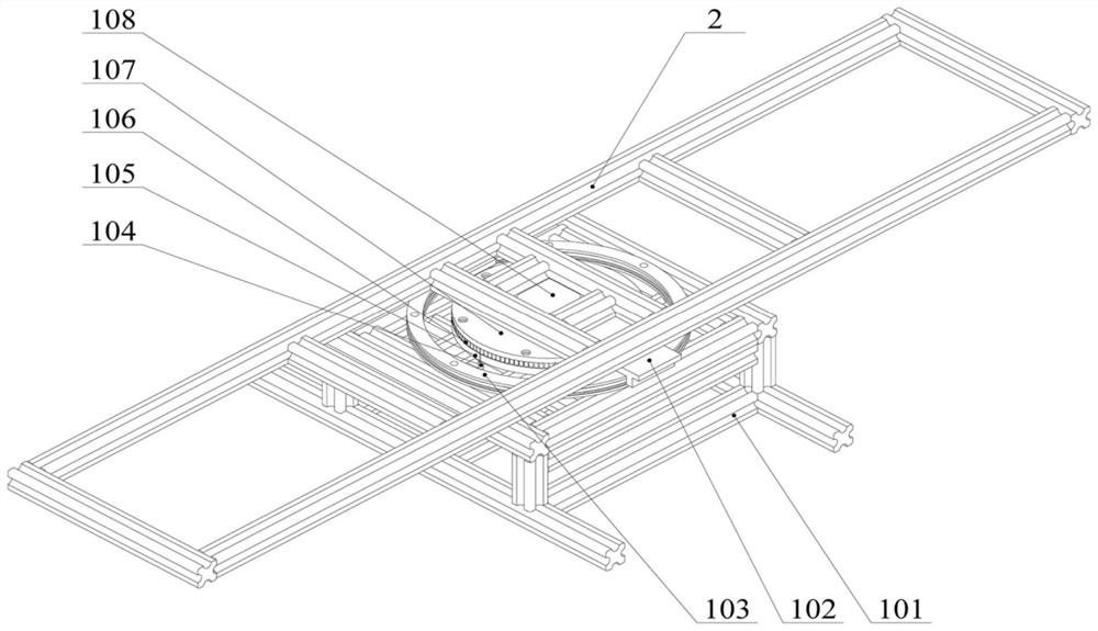 Variable-angle knitting device of knitting machine