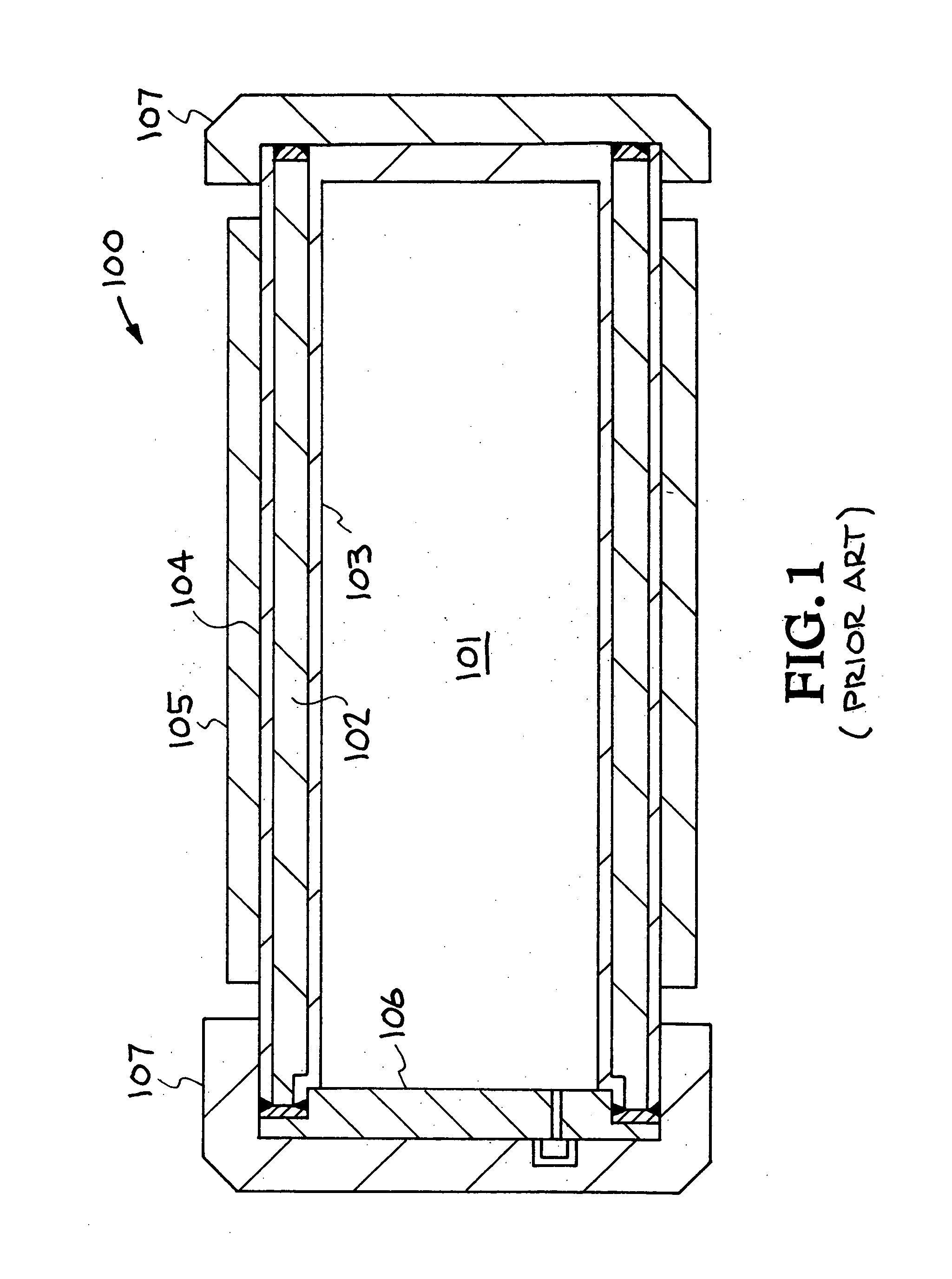 Composite-wall radiation-shielded cask and method of assembly