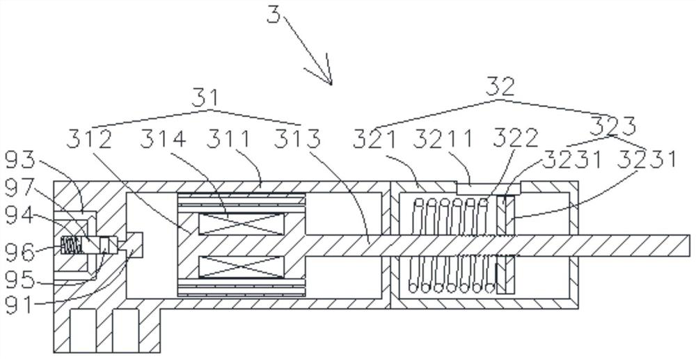 New energy vehicle brake sensing and pedal position active adjusting type pedal mechanism