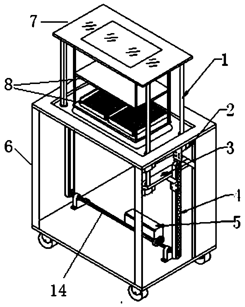 A heating water tank with a heat-insulating observation window and a load-bearing lifting device