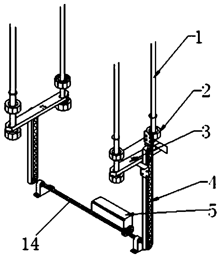 A heating water tank with a heat-insulating observation window and a load-bearing lifting device