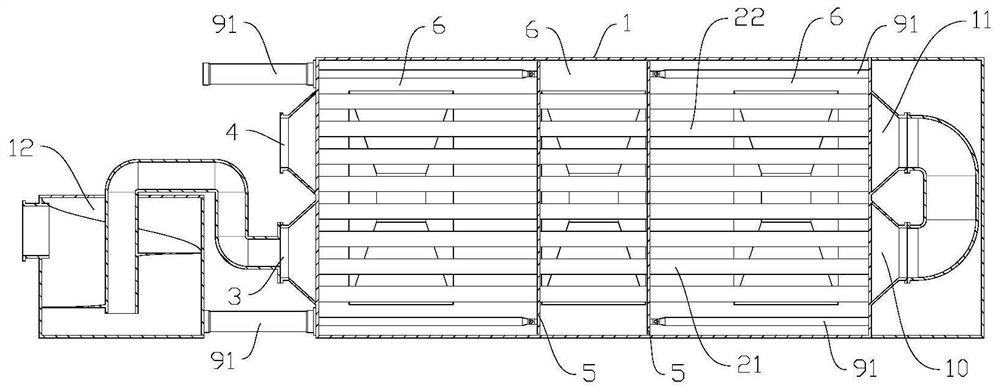 An adjustable tube-bundle heat exchanger, drying tower heat exchange adjustment system and method