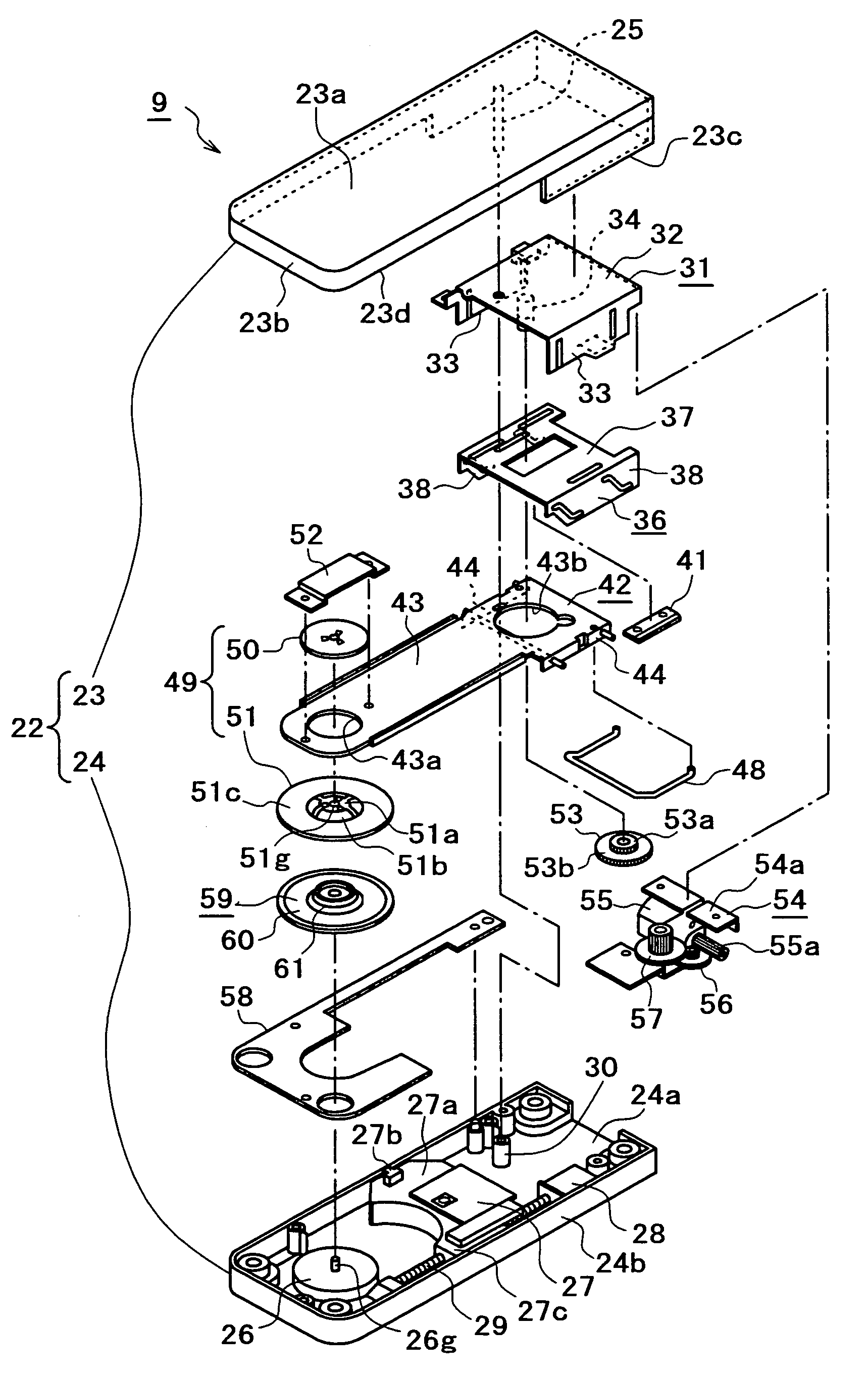 Disk chucking mechanism and disk drive device with increased positional accuracy