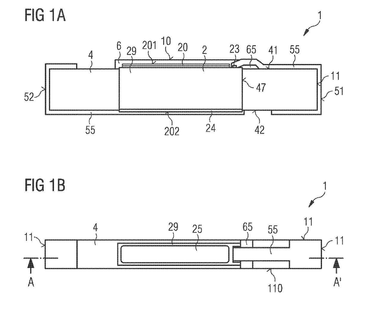 Optoelectronic semiconductor device having a side face as mounting side