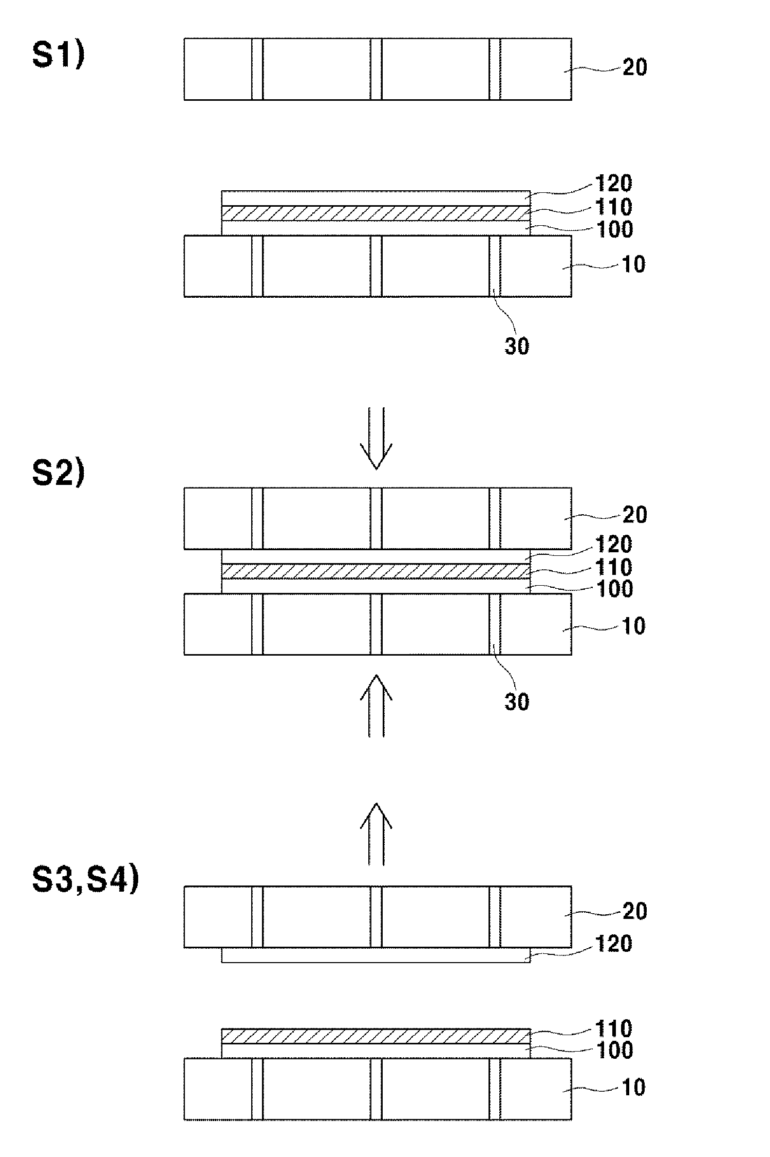 Method for transferring graphene using a hot press