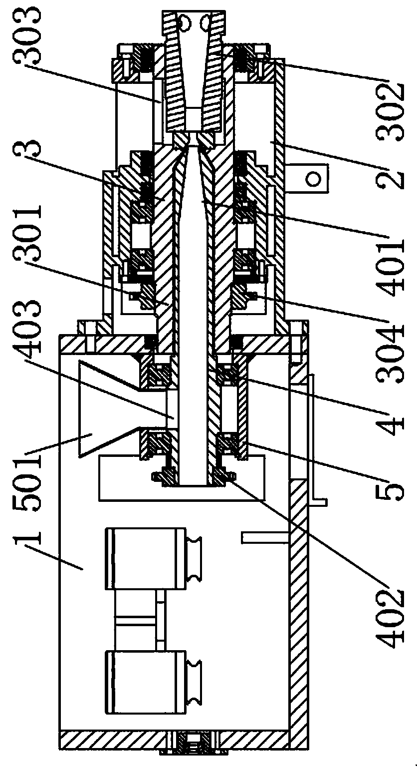 Rotary powder box for steel wire production