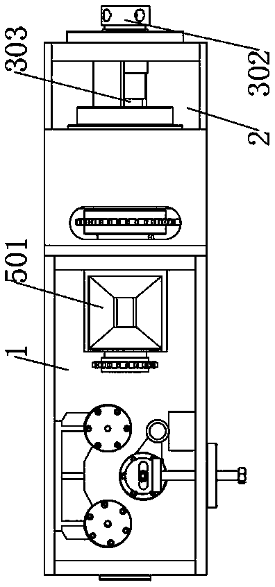 Rotary powder box for steel wire production