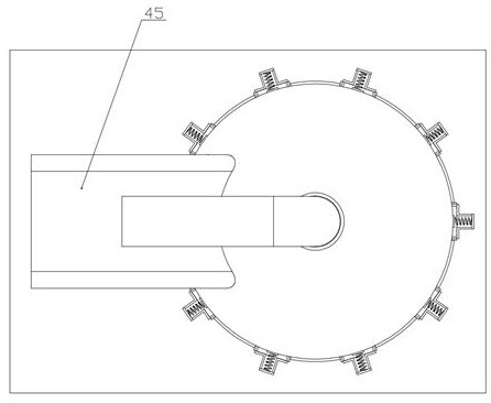 Safety protection mechanism for composite material polishing machine