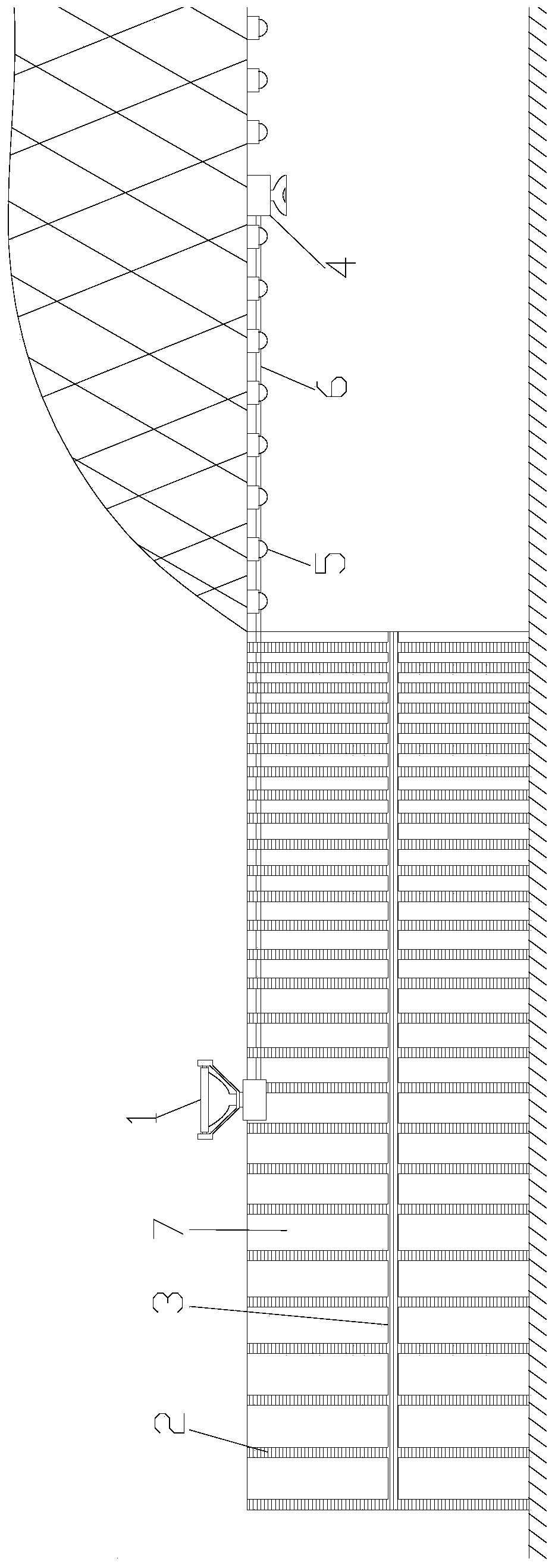 Highway tunnel entrance dimming system based on equivalent illumination