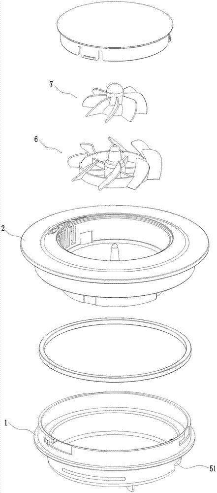 Steam valve with rotary bubble breaker