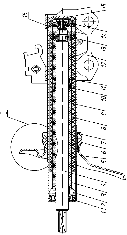 Foamed rubber filled type/adjustable elastic car shock absorber