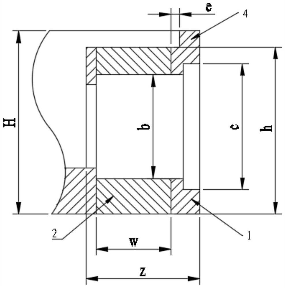 Integrated gradient material box body packaging structure for airtight rectangular connector