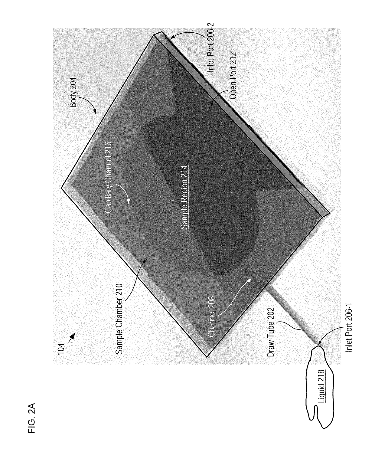 Apparatus for drawing of a bodily fluid and method therefor