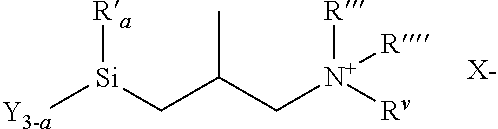 Foamed asphalt compositions including quaternary organosilanes