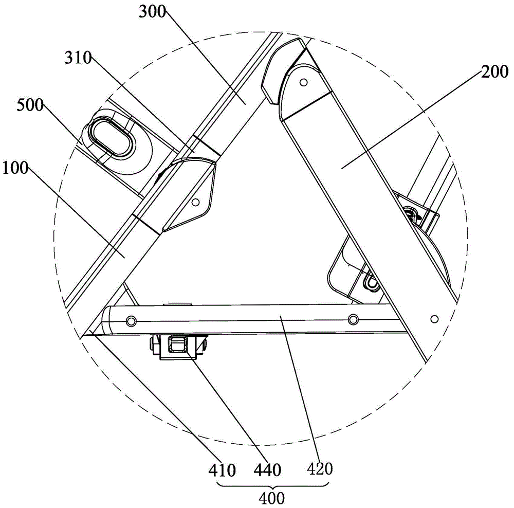 Foldable infant carriage frame