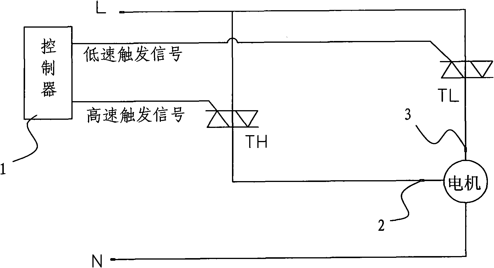 Method and control circuit for realizing multistep speed regulation of single-phase alternating current motors