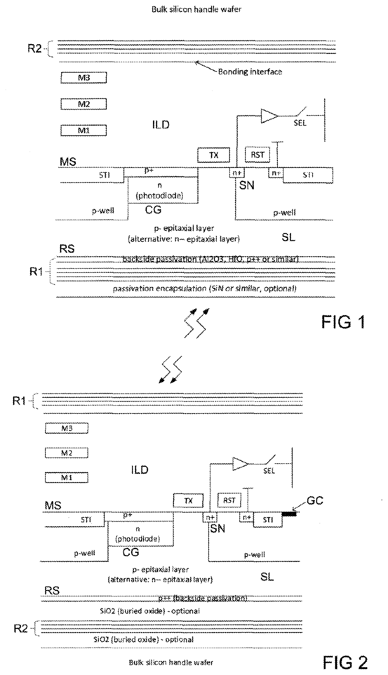 Resonant cavity enhanced image sensor