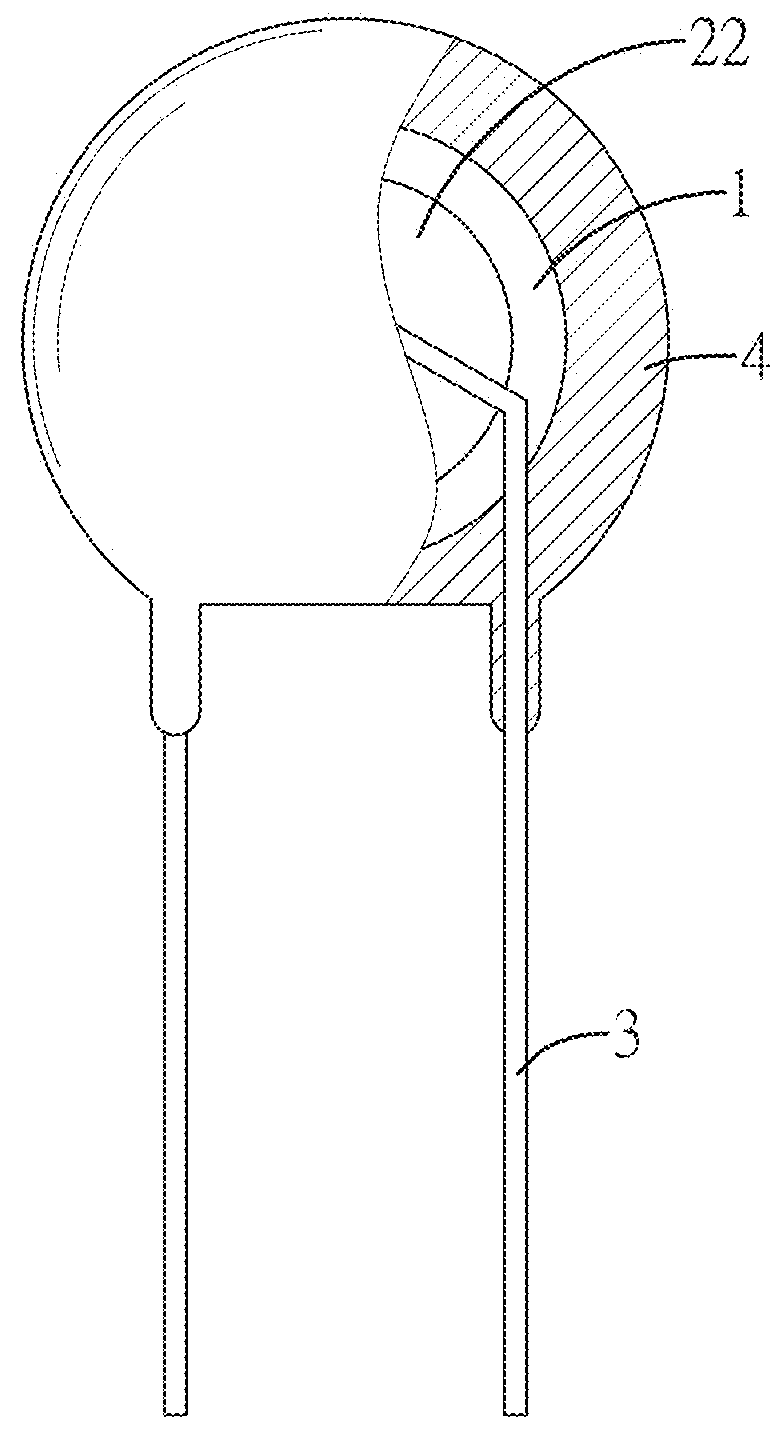 Electrode component with pretreated layers