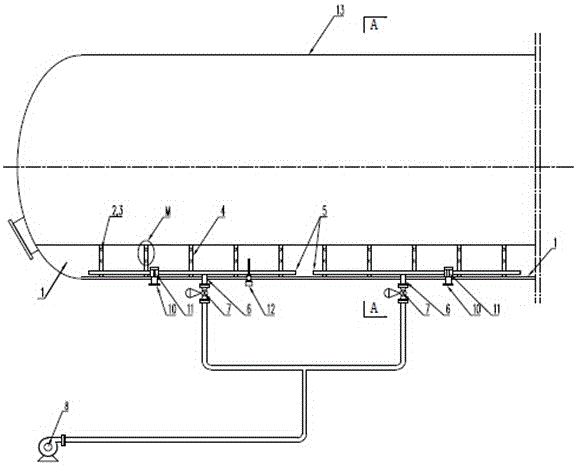 An automatic sand washing device