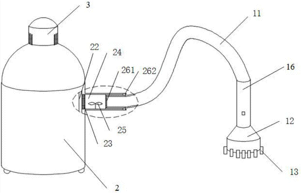 Spinning workshop dust collector