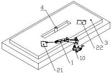 Automatic casting powder feeding device and method of articulated robot