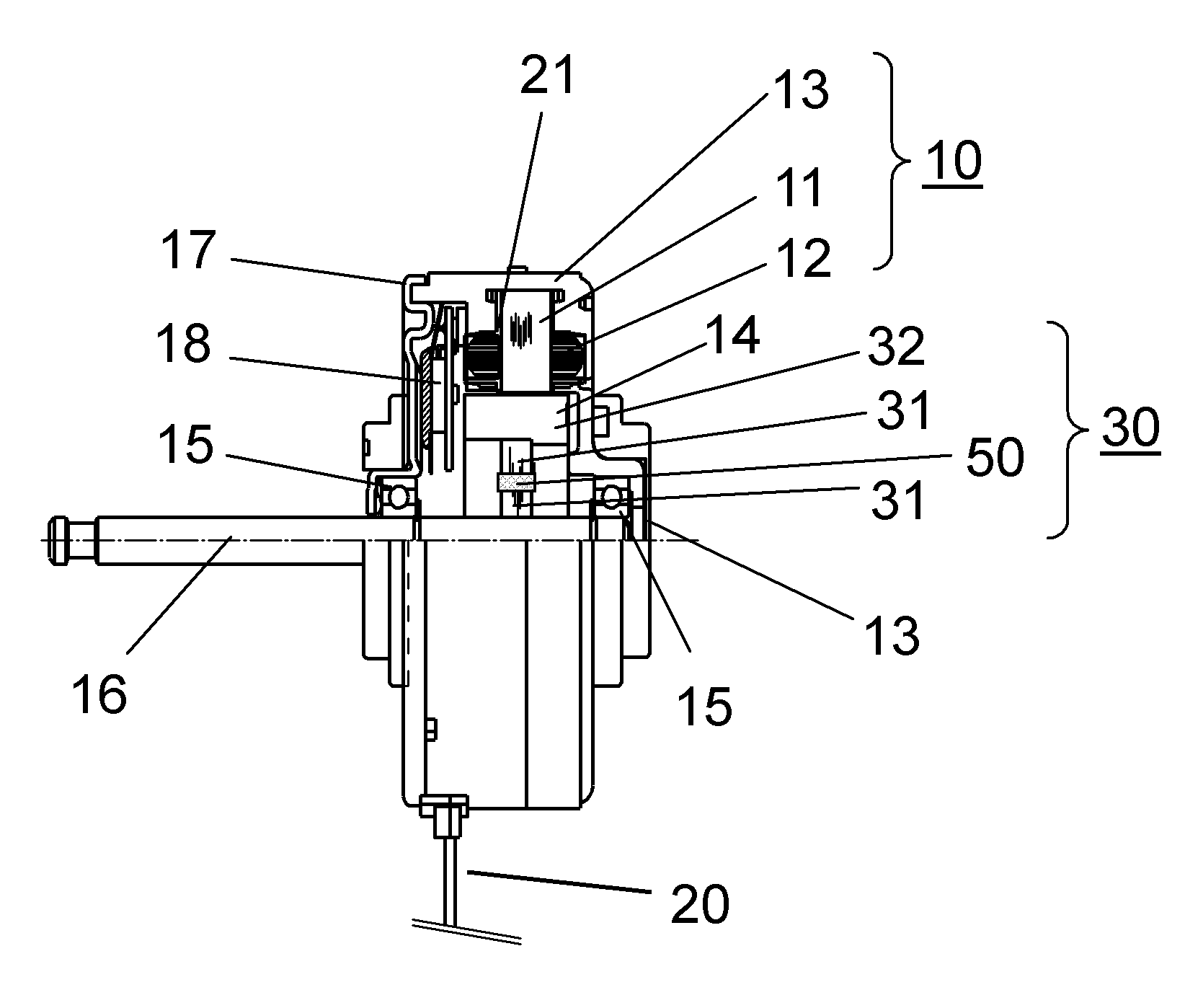 Electric motor and electrical machinery equipped therewith