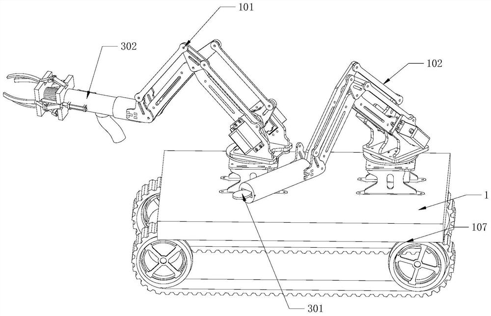 Vegetable and fruit picking robot system and structure based on artificial intelligence recognition