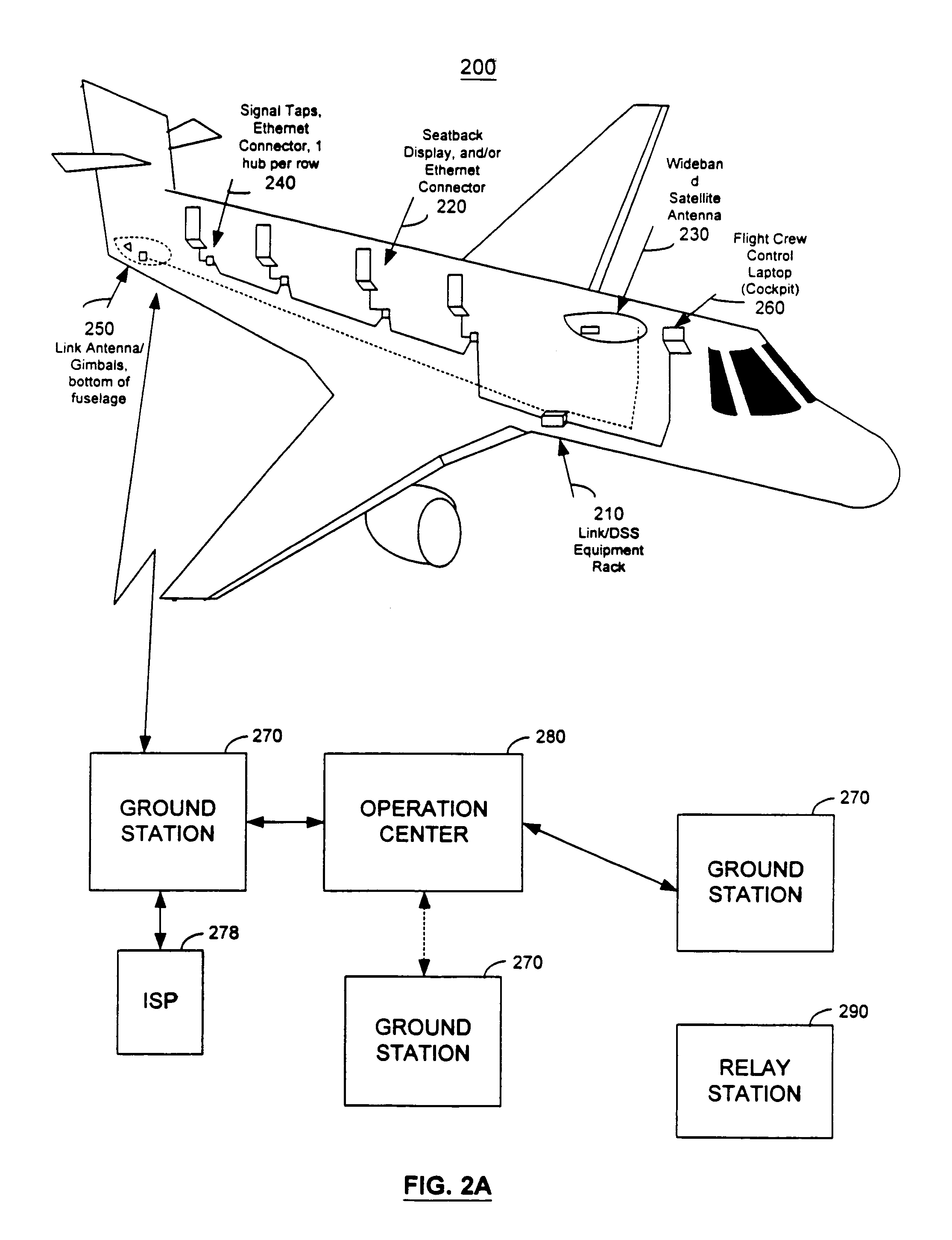 Method and apparatus for creating links to extend a network