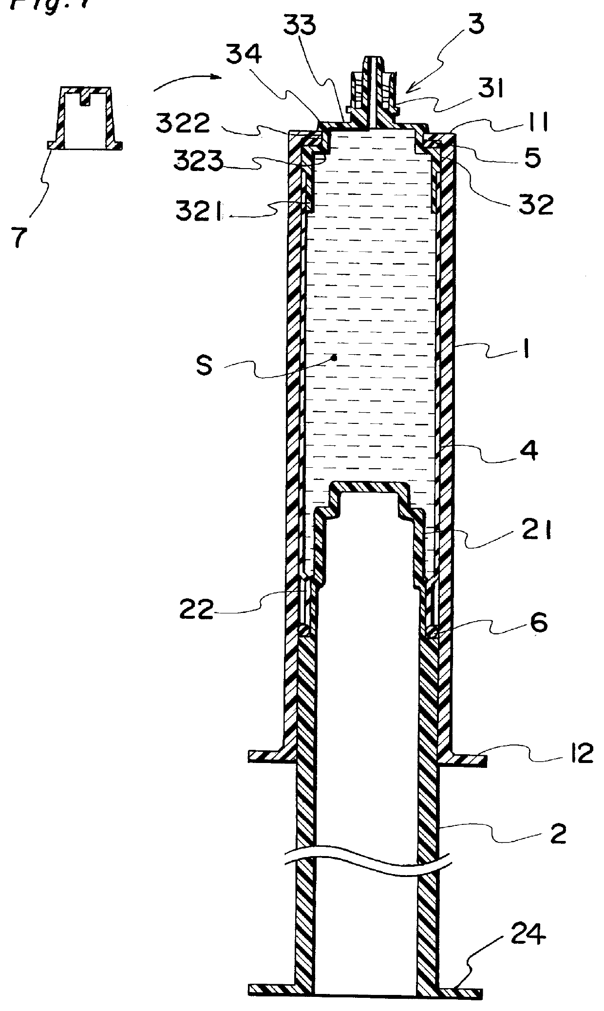 Prefilled syringe