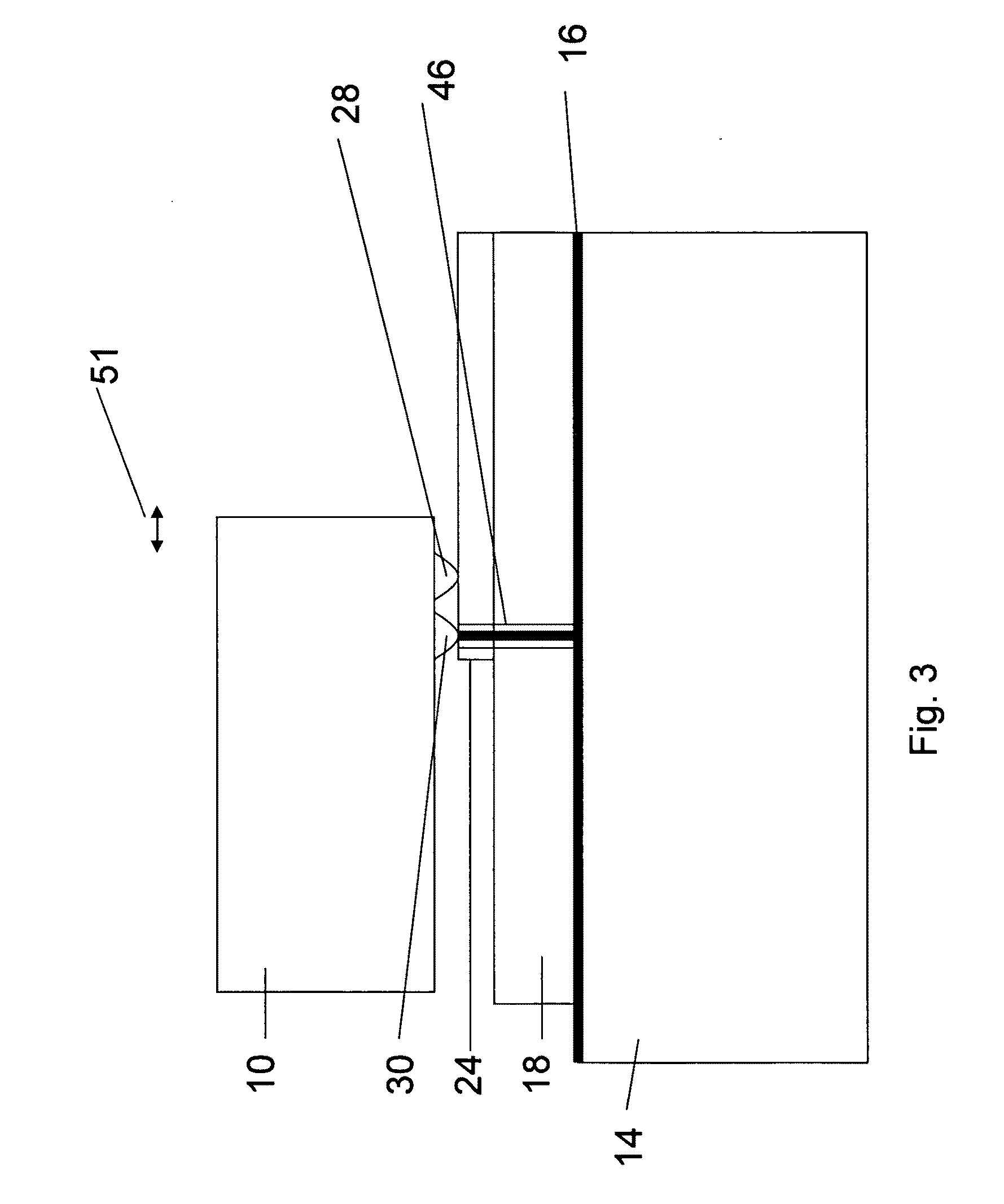 Interfacing between an integrated circuit and a waveguide